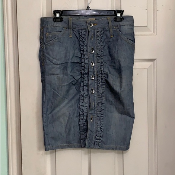 Jean skirt midi vintage limited edition! Vintage! - Picture 4 of 9